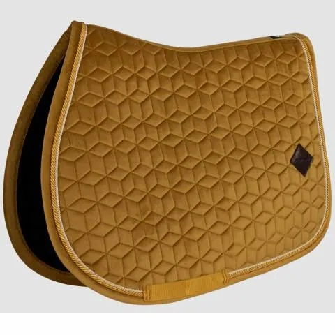 Tapis de selle Velvet obstacle - Kentucky - Moutarde - Mixte - Poney Haute Qualit