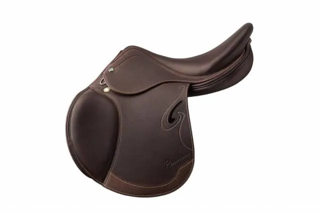 Selle d'obstacle Passion Prestige en cuir de luxe - Noir - 18 Nouvel Arrivage