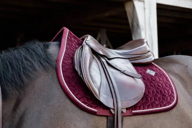 Prix Cass Tapis de selle Velvet Bordeaux - Kentucky - Bordeaux - Mixte - Cheval