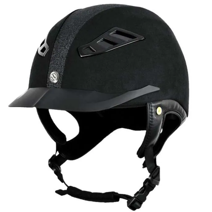 Nouvelle Collection Casque EQ3 Lynx Microfibre /Strass - Back on Track - noir - 50/53