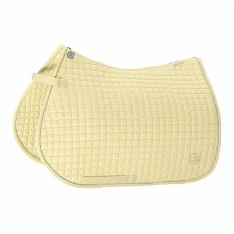 Tapis de selle Cotton Platinum Pure 2023 - Eskadron - Bleu marine - Dressage - Cheval Vente Flash