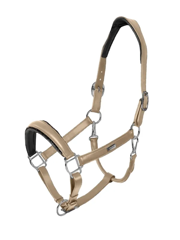 Dernire Chance Glimmer Leather Anatomic cabezada de cuadra Equestrian Stockholm Anatomic Glimmer Leather - Full / Sand