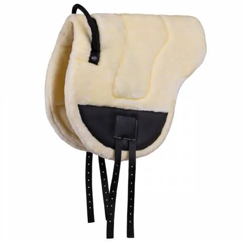 Tapis de monte cru Ontario - QHP - Fausse fourrure douce - Crme - Poney Livraison Express