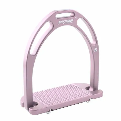 Etriers en aluminium opaque Jin Stirrup – ROSE OR Dernier Modle