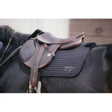 Tapis de selle Lyona Noir - PENELOPE COLLECTION - Noir - Mixte - Cheval Soldes