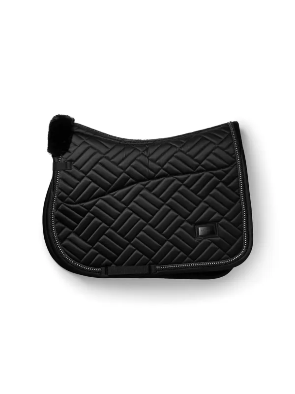 Meilleure Vente Mantilla de salto Vegan Fur Crystal Equestrian Stockholm mantilla de salto Vegan - Full / Black