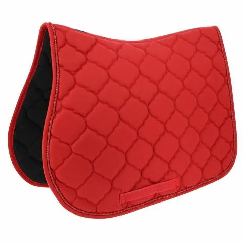 Tapis de selle Rouge Rope - Riding World - Respirant et lgant - Rouge - Mixte - Cheval Satisfait Ou Rembours