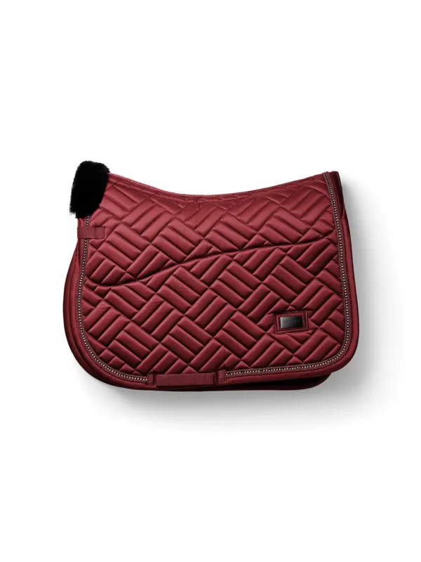 Offre Exclusive Mantilla de salto Vegan Fur Crystal Equestrian Stockholm mantilla de salto Vegan - Cob / Bordeaux