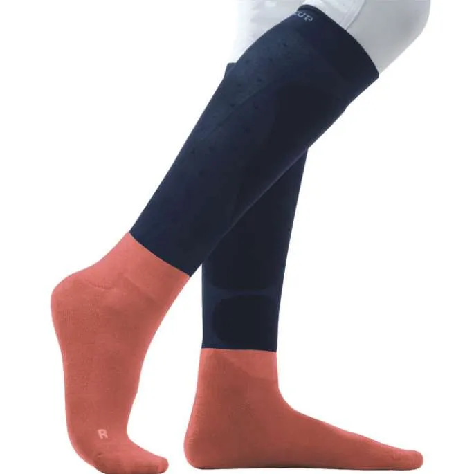 Chaussettes Victoria - Flags&Cup - marine/corail - 39/41 Prix Choc