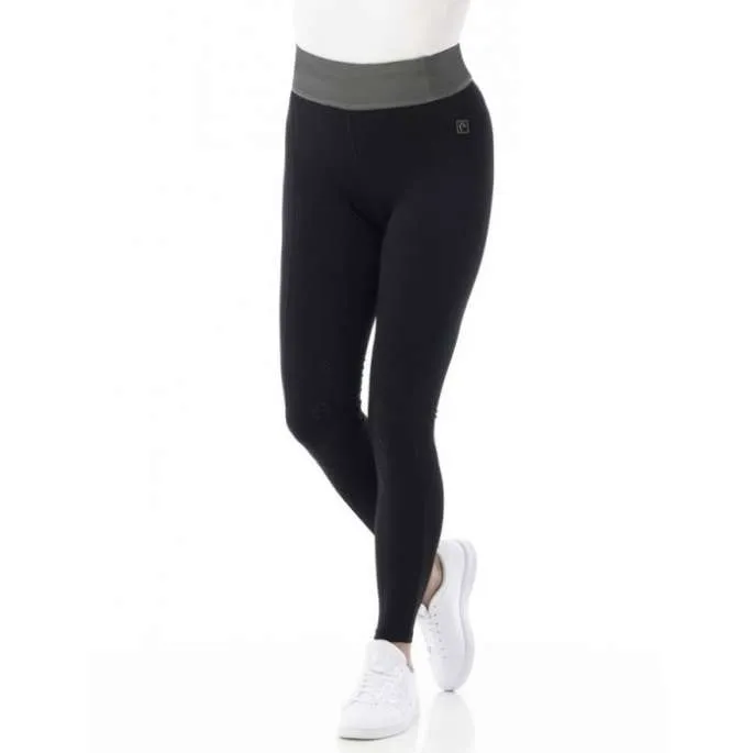 Commander Vite Pantalon Pull-on Tea dame - Equithme - noir/kaki - 36