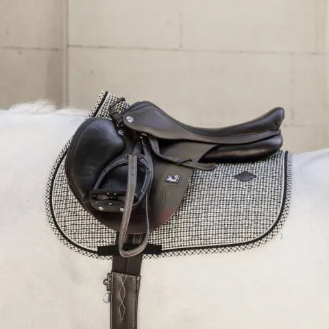 Petit Prix Tapis de selle Pied de Poule - Kentucky - Marron - Mixte - Cheval