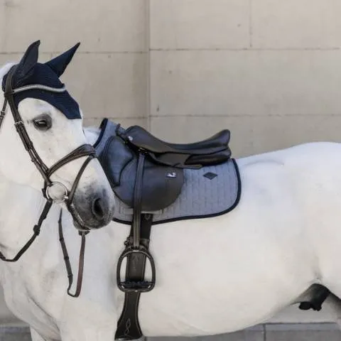 Rduction Tapis de selle Softshell - Kentucky - Bleu Marine - Mixte - Cheval