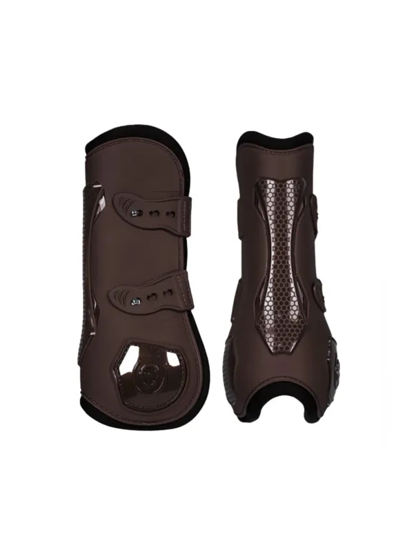 Acheter En Ligne Equestrian Stockholm Anatomic protectores de tendn Brown - Full / Brown