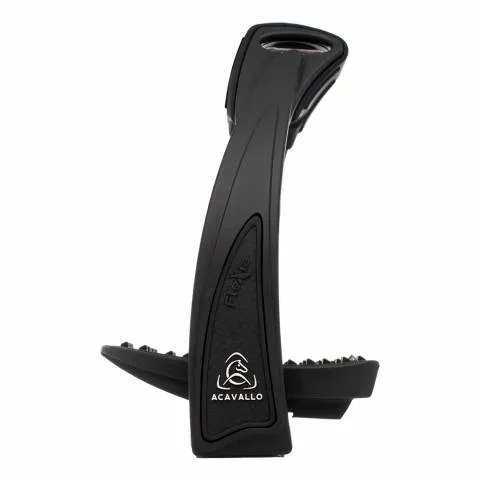 Soldes Etriers Flexia Acavallo - Noir - Adulte 12cm