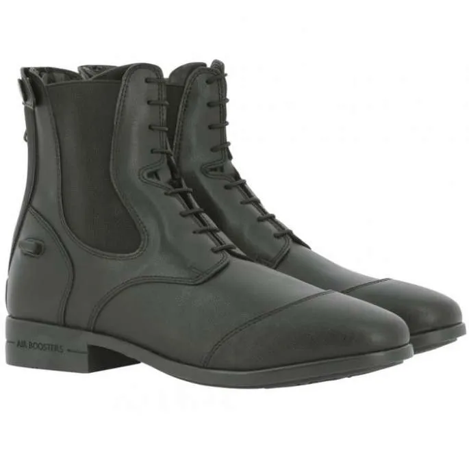 Boots Zurich zip et lacets - Equithme - noir - 43 Acheter En Ligne