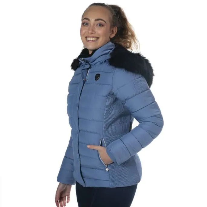 Parka Sarnia dame - Flags&Cup - bleu denim - S Expdition Rapide
