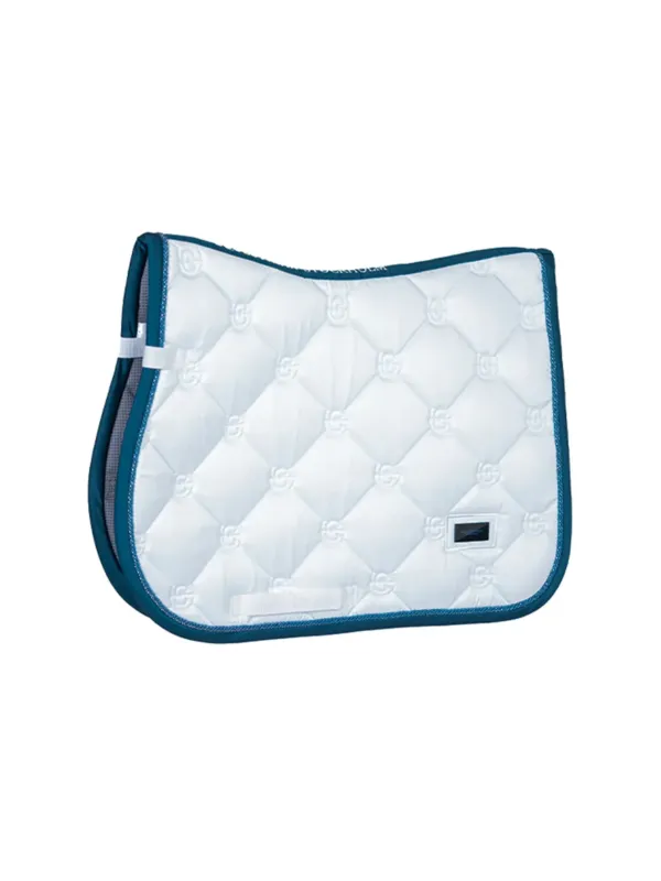 Achetez Aujourdhui Mantilla de salto Original Equestrian Stockholm mantilla de salto White Blue - Full / Blue Meadow