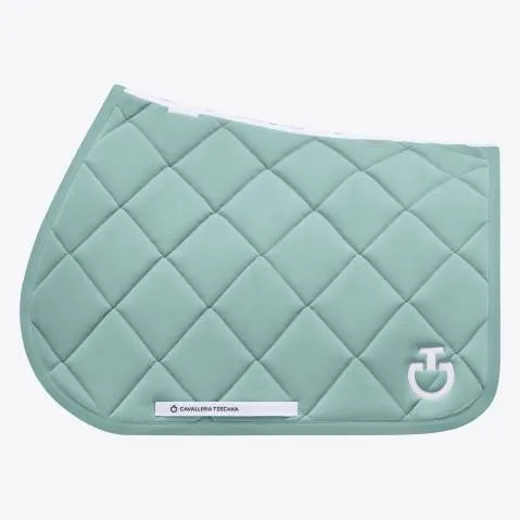 Tapis de selle diamond Vert menthe - Cavalleria toscana - respirant - Menthe - Dressage - Cheval Remise
