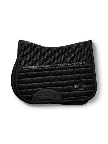 Tapis de selle Sportive Black MIXTE - Equestrian Stockholm - Noir - Mixte - Cheval Paiement Scuris