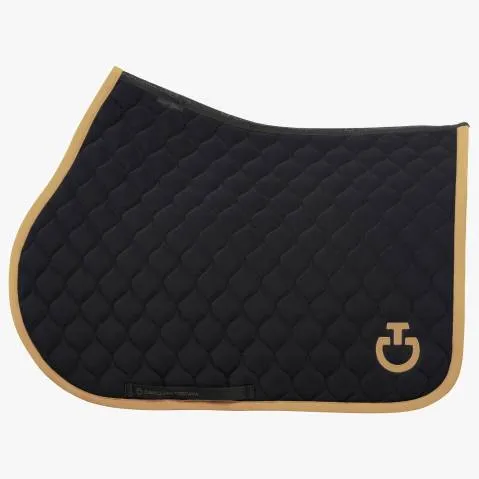 Tapis de selle Circular Noir - Cavalleria Toscana - Respirant - Noir - Mixte - Cheval Expdi Aujourdhui