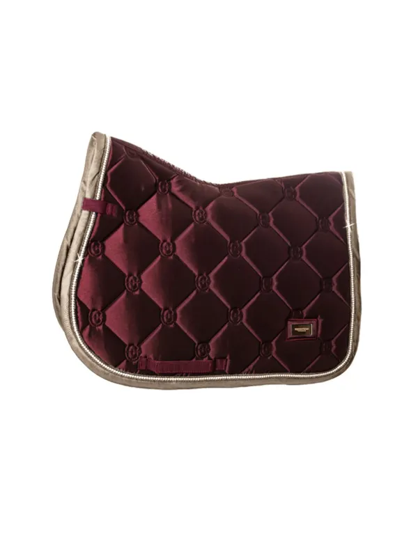 Retour Gratuit Mantilla de salto Crystal Equestrian Stockholm mantilla de salto Crystal Merlot - Pony / Crystal Merlot Gold