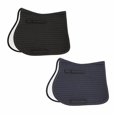 Tapis de selle mixte Classic Bamboo - Kerbl - bleu marine - Mixte - Cheval Populaire