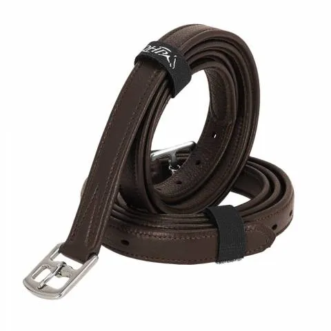 Pas Cher Etrivires cuir Sensisoft - QHP - Rsistantes et souples - Marron - 135
