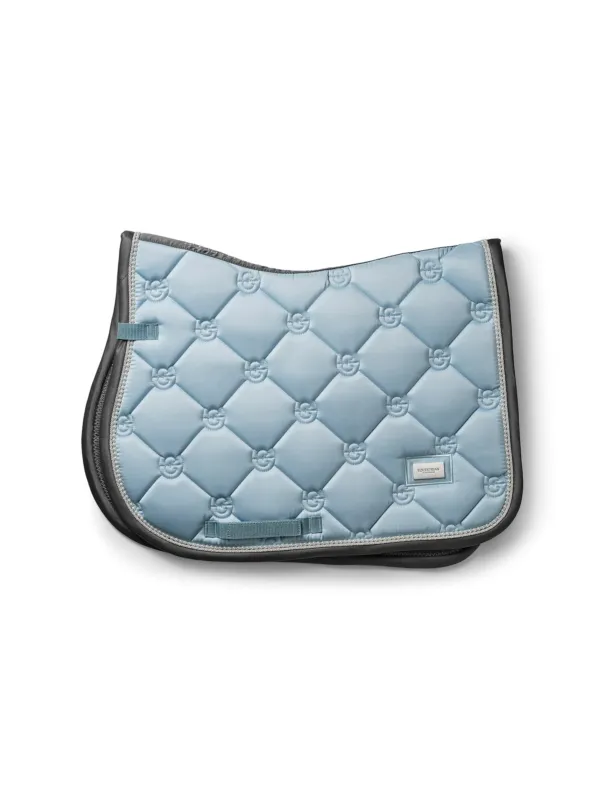 Meilleure Vente Mantilla de salto Original Equestrian Stockholm mantilla de salto Ice Blue Pearl - Full / Ice Blue