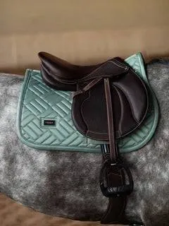 Tapis de selle Modern Mint Green - Equestrian Stockholm - Tissu en bambou - Mint Green - Mixte - Full Promotion Saisonnire