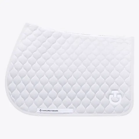 Tapis de selle circular Gris - Cavalleria toscana - jersey respirant - Gris - Mixte - Cheval Super Prix