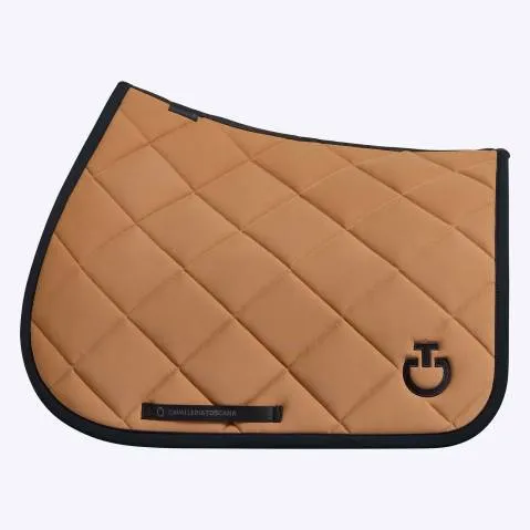 Authentique Tapis de selle Diamond Quilted Camel - CAVALLERIA TOSCANA - Camel - Dressage - Cheval