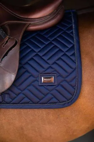 Promotion Saisonnire Tapis de selle Modern Lagoon Blush - Equestrian Stockholm - Bleu marine - Mixte - Cheval