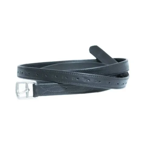 Usine Directe Etrivires Premium en cuir doubl HFI - NOIR - 48" / 120 CM