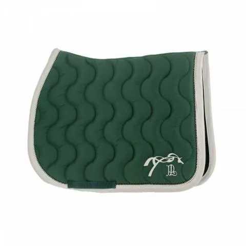 Tapis de selle Diamant - PENELOPE COLLECTION - Glamour et confort - Vert fonc - Mixte - Cheval Prix Bas