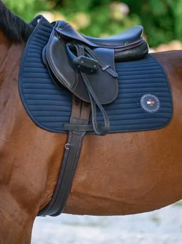 Tapis de selle Upstate DRESSAGE - Tommy Hilfiger - Mmoire de forme - Bleu marine - Mixte - Cheval Retour Gratuit