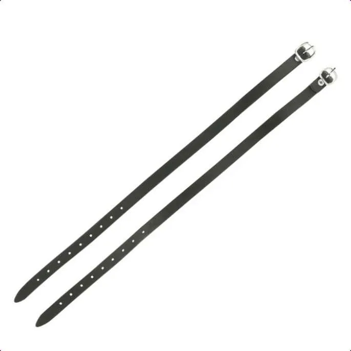 Super Prix Lanires d'perons Sprenger - courroies cuir - noir