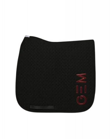Tapis de selle TEN DRESSAGE Noir - GEM - dition spciale 10 ans - Noir - Dressage - Cheval Meilleure Vente