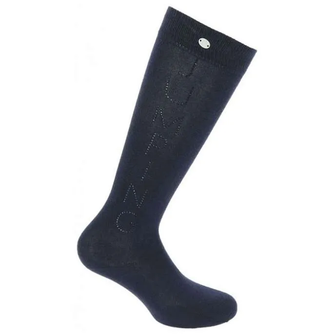 Commande En Gros Chaussettes Strass Equithme - marine - 39/41