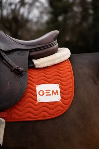 Petit Prix Tapis de selle Touc-Touc Obstacle BRIQUE - GEM - Orange - Obstacle - Cheval