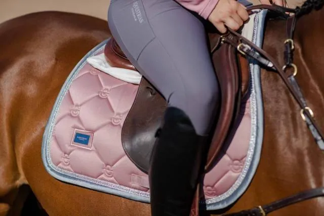 Tapis de selle Pink Crystal - Equestrian Stockholm - Rose - Dressage - Cheval Nouvel Arrivage