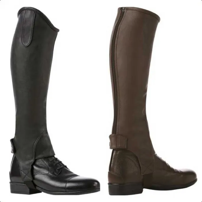 Mini-chaps stretch grain Adultes - Norton - noir - XS Prix Promo