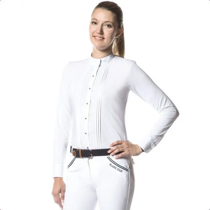 Marque Polo Formosa dame ML - Flags&Cup - blanc - femme - XL