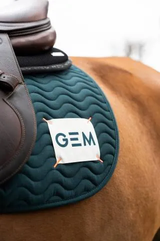 Tapis de selle Touc-Touc Vert - GEM - Confort technique - Vert - Obstacle - Cheval Prix Promo