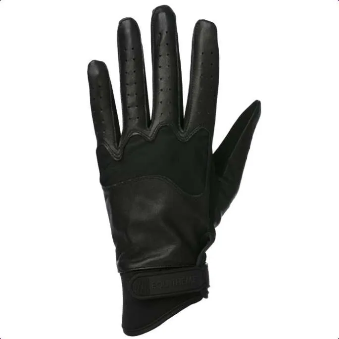 Gants Equithme cuir soft - noir - M Bon March