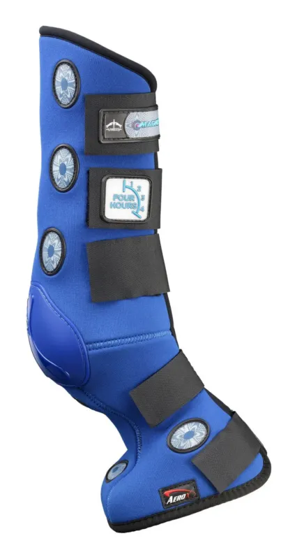 Stable Boots Veredus magntique 4 heures postrieurs - L - Bleu Expdi Aujourdhui
