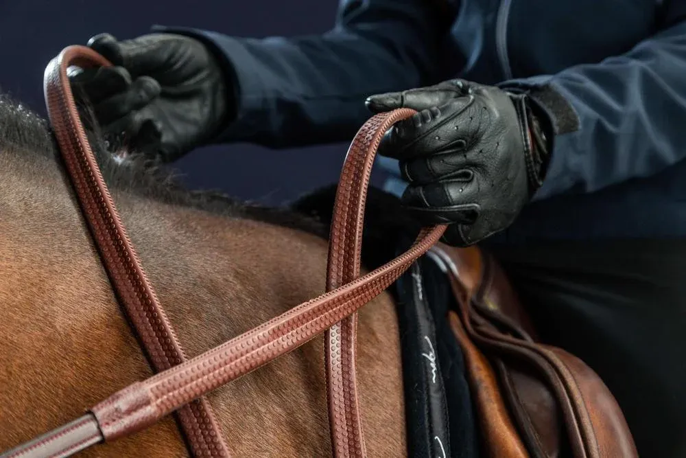 Rnes Caoutchouc 1/2 New English Collection by Dy'on - Grand cheval - Brun Rduction
