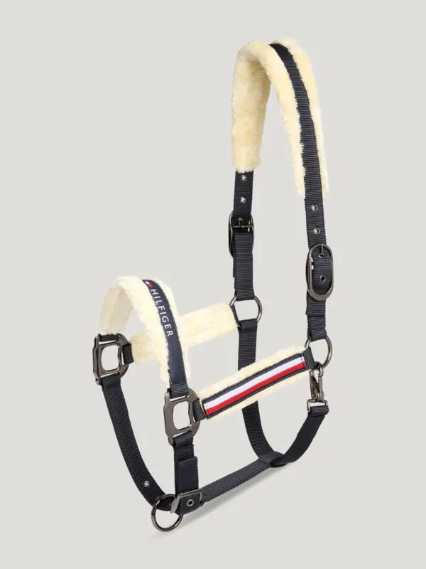 Nouveaut Licol avec fourrure Tommy Hilfiger Equestrian Kennedy - Cob - Desert sky