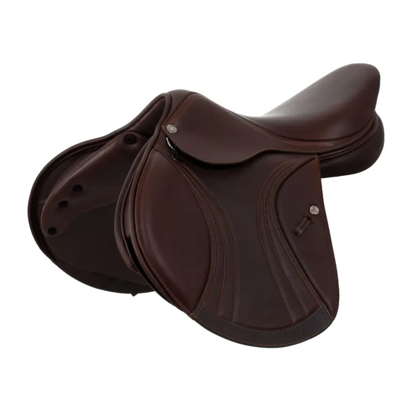 Selle d'obstacle Acavallo Comfort Sublime KC Race 2.6 - 18" - Marron fonc Certifi