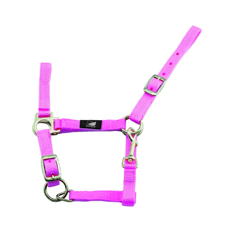 Acheter En Ligne Licol Poulain Rglable avec Mousqueton Supreme – Mini mini shetland – Bordeaux