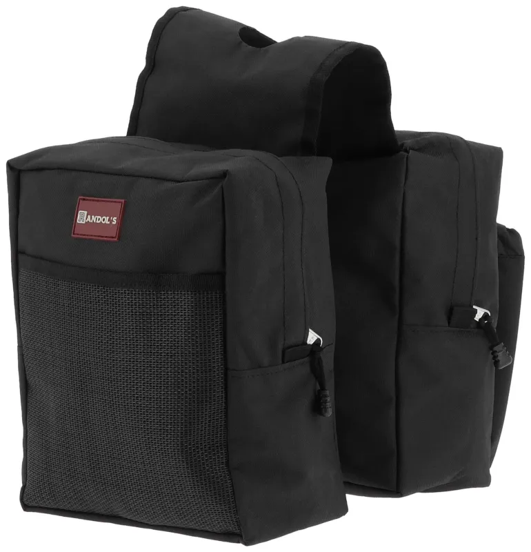 Sacoche Randol's Western double - L21 X H26 X P13 cm - Noir Top Vente
